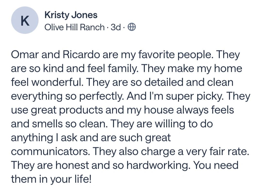 Trust me cleaners customer review 1